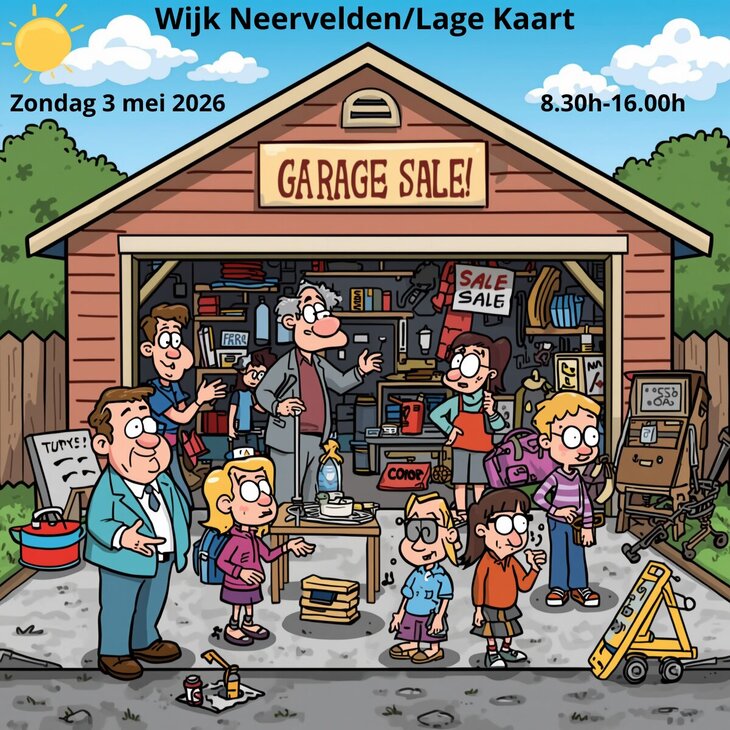  ️ Grote garage sale Neervelden / Lage Kaart