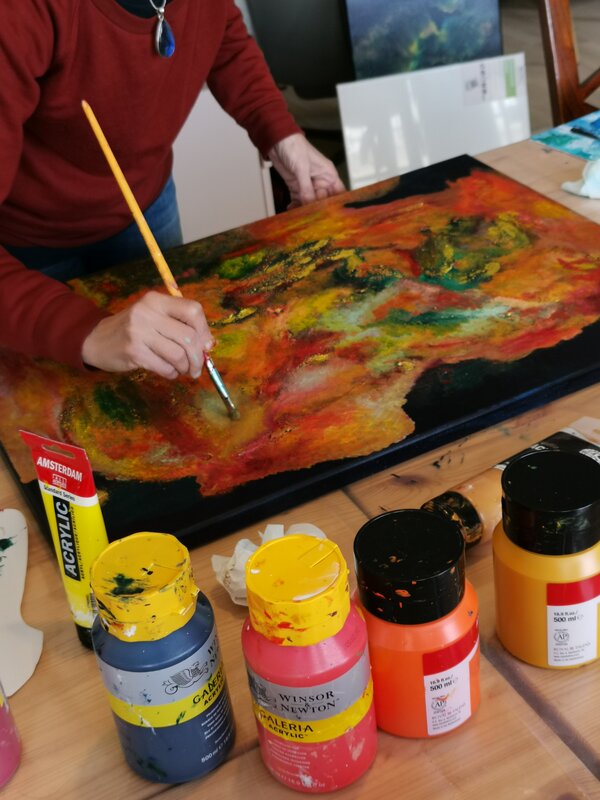 Workshops Intuïtief schilderen