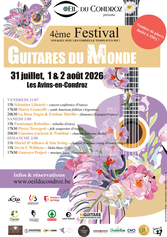 Concerten Festival Guitares Monde