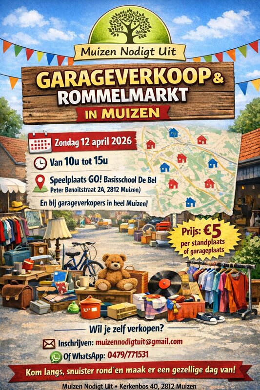  Garageverkoop rommelmarkt