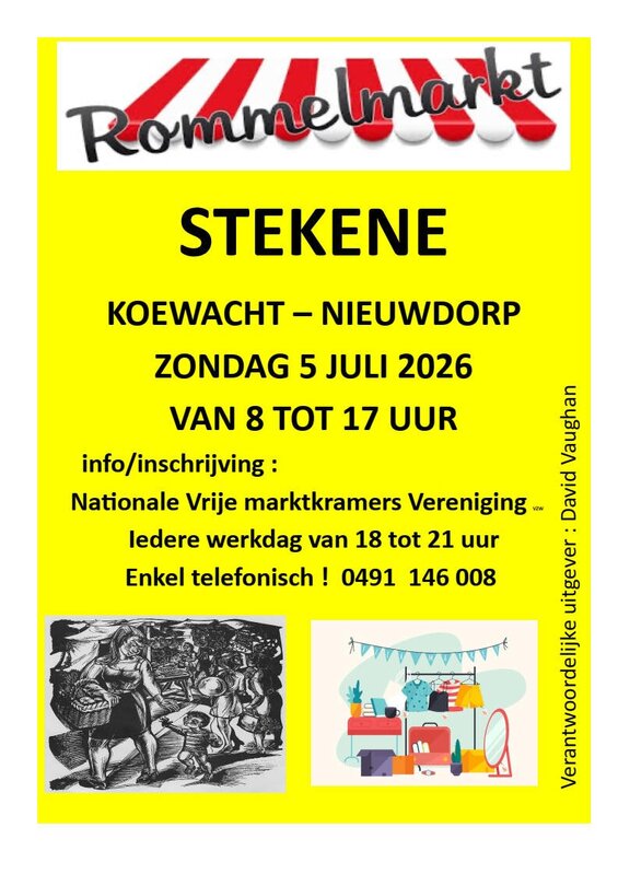  Rommelmarjt Stekene   Nieuwdorp/ Koewacht