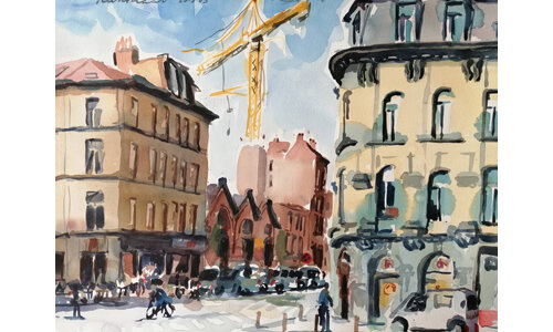 Tentoonstellingen  Aquarellen Antwerpen: 1987-1991  - expositie Willy de Velde
