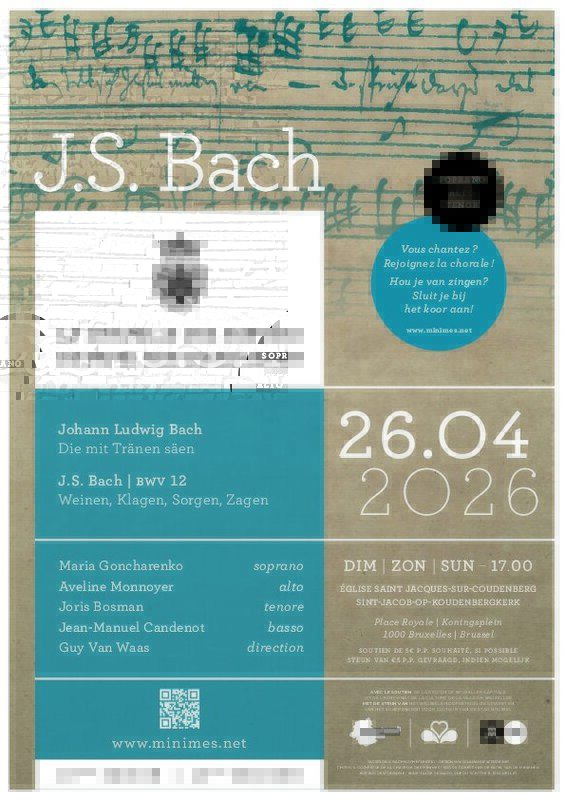 Concerten Bach Concert - Koor Orkest de Kapel de Miniemen