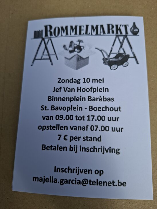  Rommelmarkt derde editie