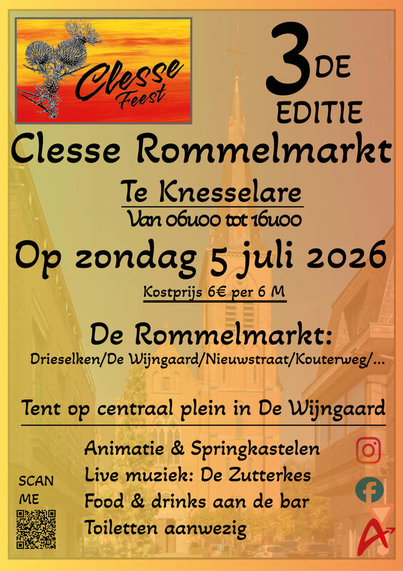 3de editie Clesse-rommelmarkt Knesselare