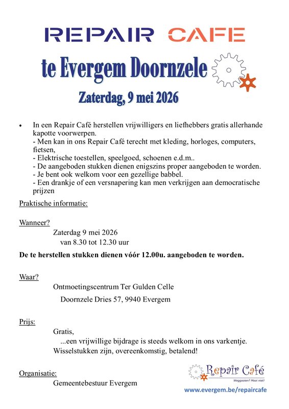 Workshops Repair Café