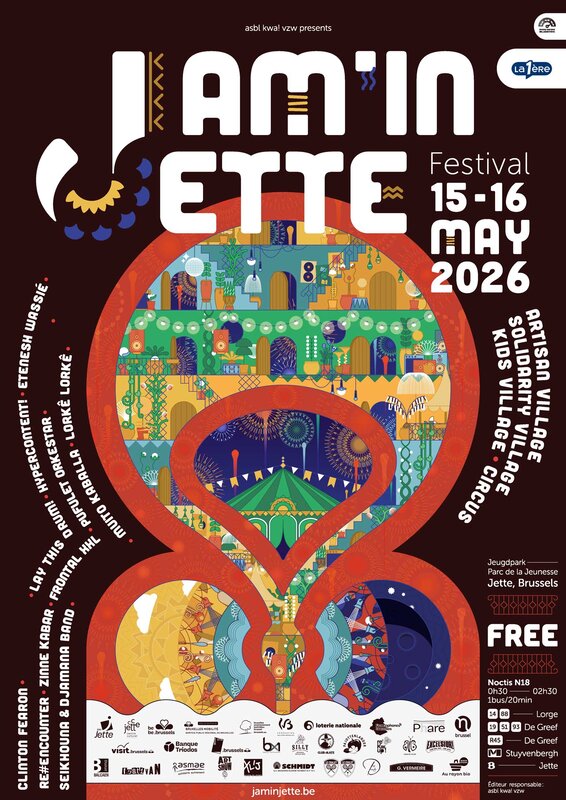 Concerten Jam'in Jette Outdoor - Free Festival