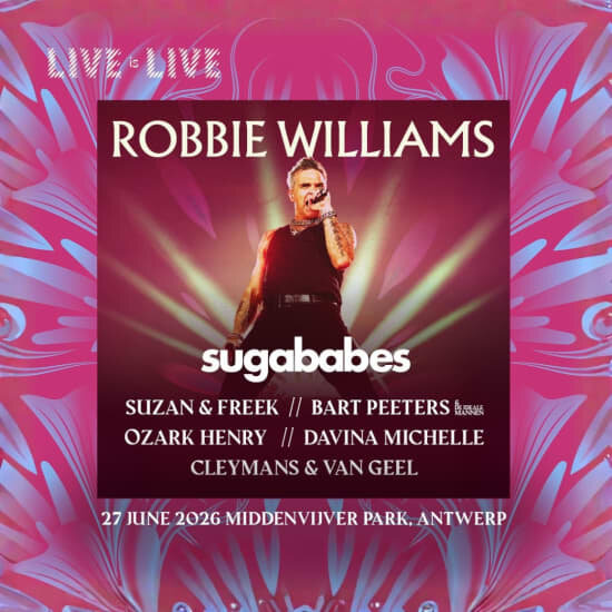 Concerten Live Live Festival 2026 - Robbie Williams