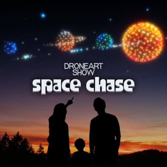 Voorstellingen DroneArt Show: Space Chase @ Bosuilstadion
