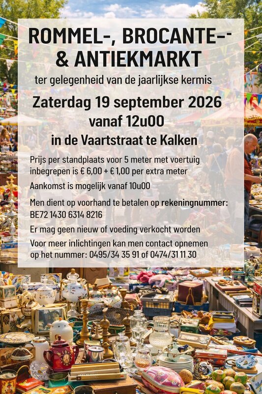  Kermis Rommel, Antiek Brocante Markt