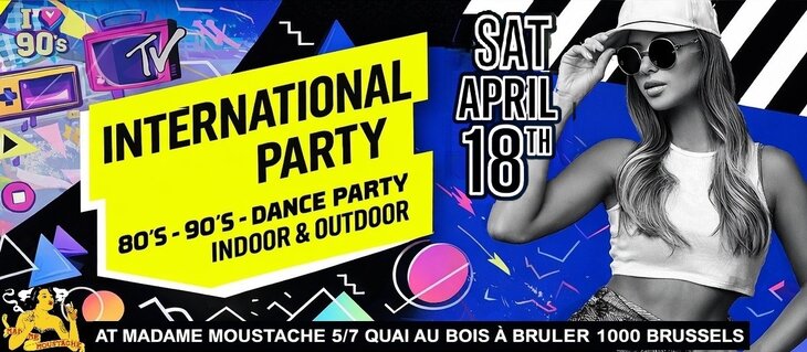 Nachtleven International Party | 80’s 90’s 2000’s > Brussels Best Hits Music