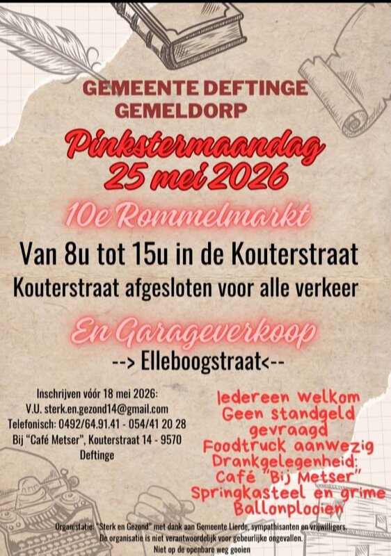  Rommelmarkt garageverkoop