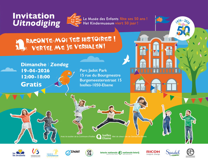 Ontspanning ” Vertel je verhalen !” 50-jarig bestaan het Kindermuseum