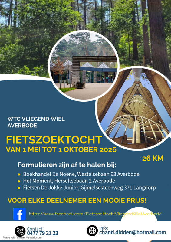 Ontspanning Fietszoektocht  Vliegend Wiel