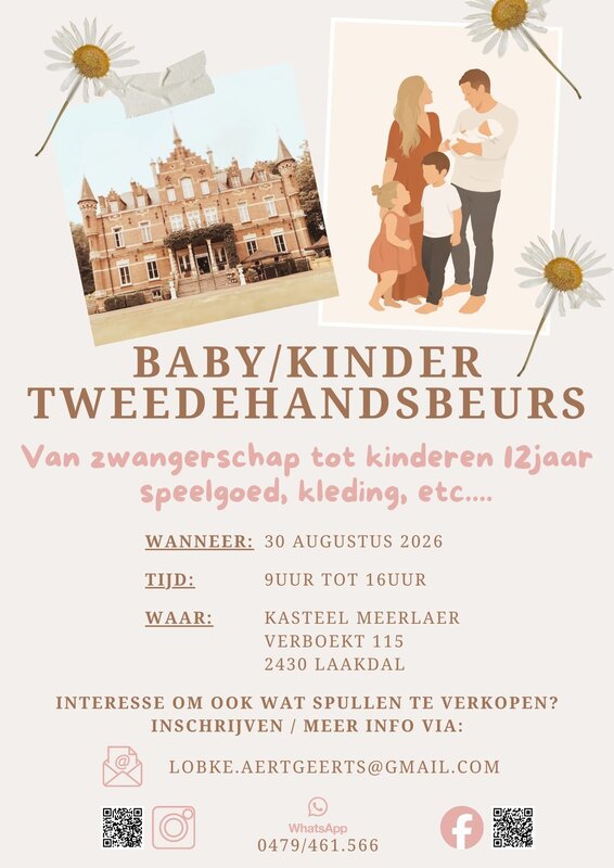 Ontspanning 2de hands baby kinder beurs