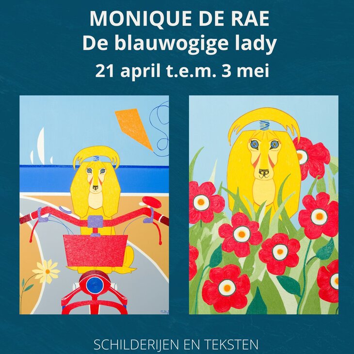 Tentoonstellingen Solotentoonstelling  The blue eyed lady  Monique Rae