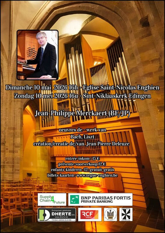 Concerten Orgelconcert werken Bach, Buxtehude, Liszt Deleuze