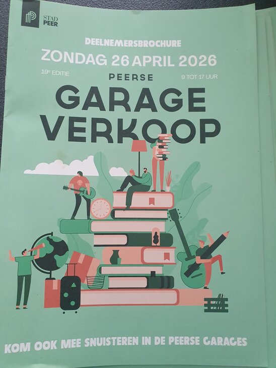  Garageverkoop heel peer