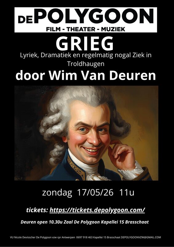 Voorstellingen Grieg: Lyriek, Dramatiek, regelmatig nogal Ziek Troldhaugen.