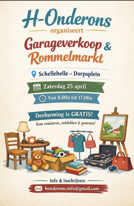  Garageverkoop Rommelmarkt
