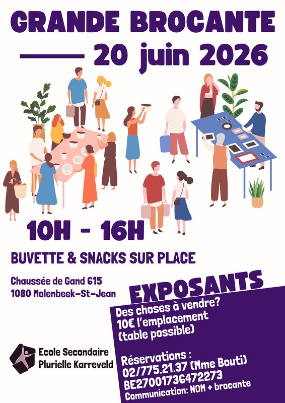  Grote Rommelmarkt Molenbeek!