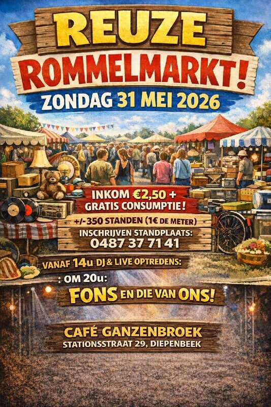  Reuze Rommelmarkt
