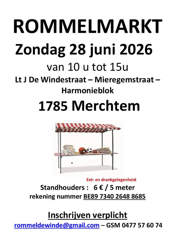  Rommelmarkt/garageverkoop