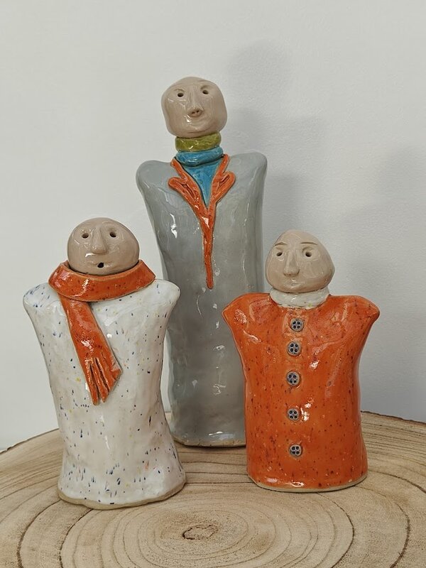 Workshops 2  wanderers  ( dolenden) maken keramiek deel 1