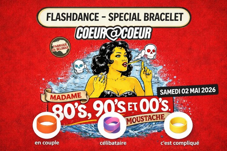 Nachtleven Flashdance 90s Grote Singles Party / Madame Moustache