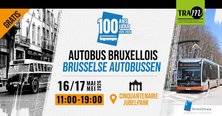 Tentoonstellingen 100 jaar brusselse autobussen