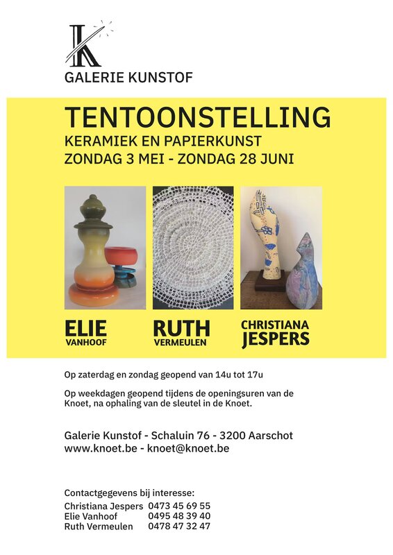 Tentoonstellingen Expo keramiek papierkunst