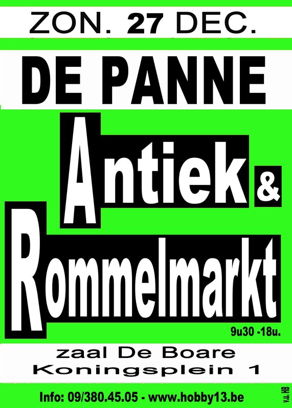  Antiek & Rommelmarkt De Panne