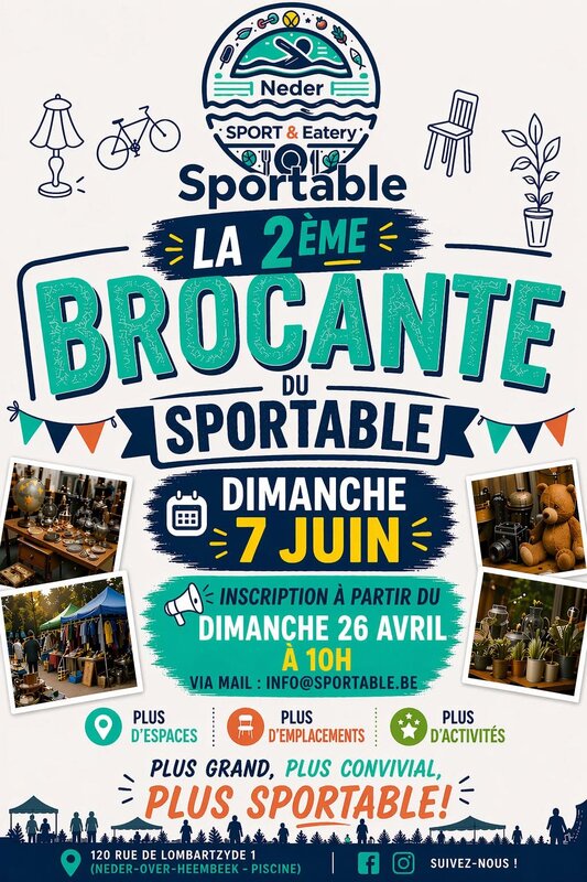  Grote rommelmarkt Sportable