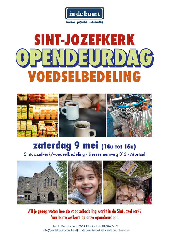 Ontspanning Opendeurdag voedselbedeling de Sint-Jozefkerk