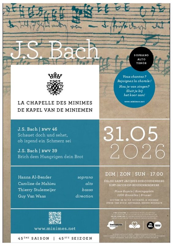 Concerten Bach Concert - Koor Orkest de Kapel de Miniemen