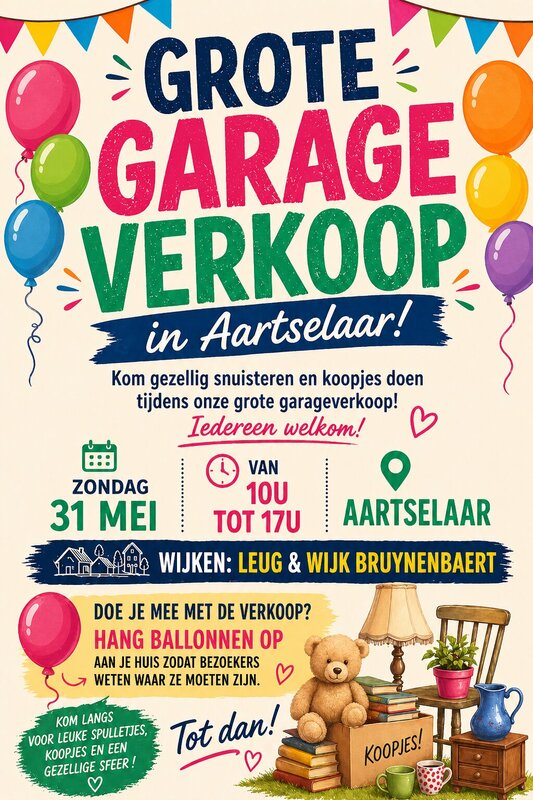  Garageverkoop Aartselaar