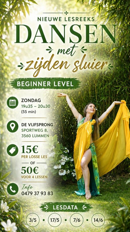 Workshops Sluier Buikdans - Beginner Bellydance - Buikdans voor beginners