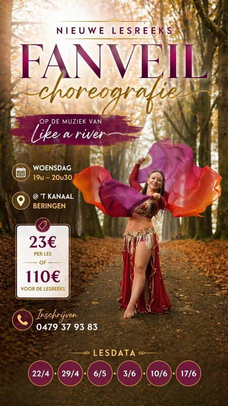 Workshops Fanveils - Advanced Bellydance - Buikdans voor gevorderden