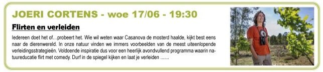Voordrachten Lezing: Flirten verleiden