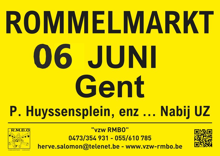  9 straten pleinen rommelmarkt