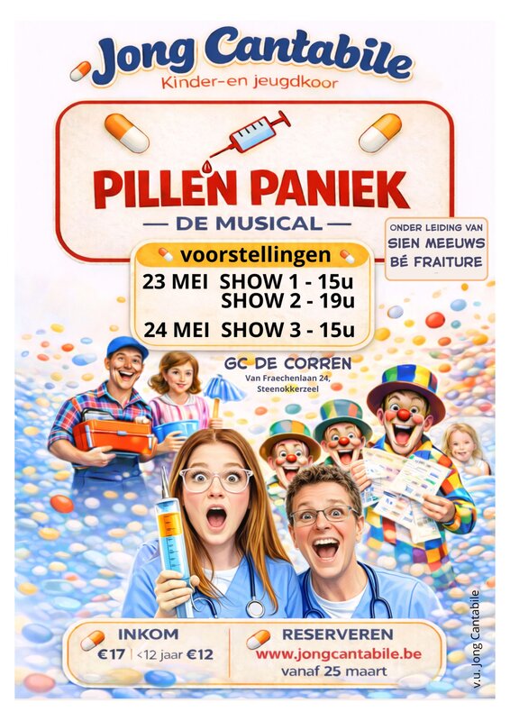 Voorstellingen Musical Pillen Paniek