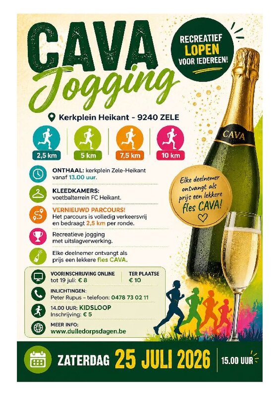 Ontspanning Cava-jogging