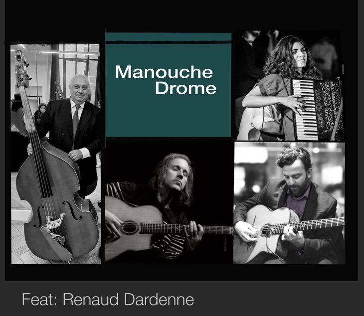 Concerten Manouchedrome Feat. Renaud d Ardenne: Jazz Manouche, Gypsy Swing