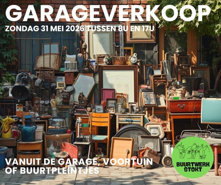 Garageverkoop Buurtwerk Stokt