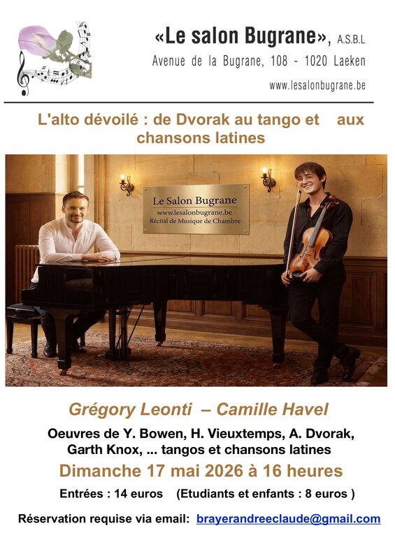 Concerten De altviool onthuld: Dvořák tango Latijnse melodieën