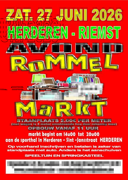  Avond Rommelmarkt