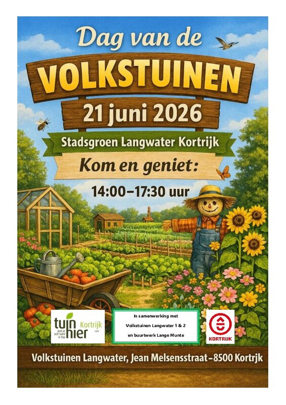 Ontspanning Dag de volkstuinen