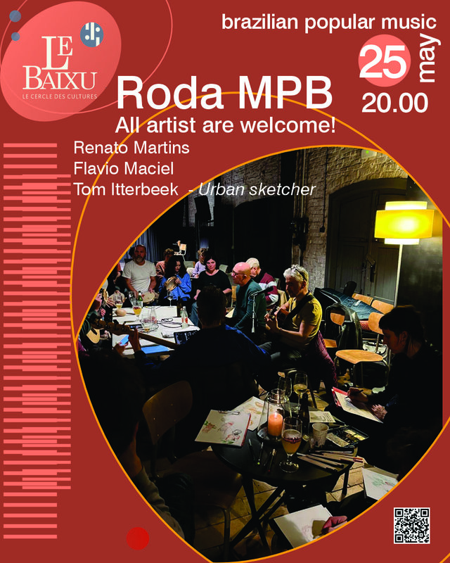 Nachtleven Roda brazilian music + urban sketch