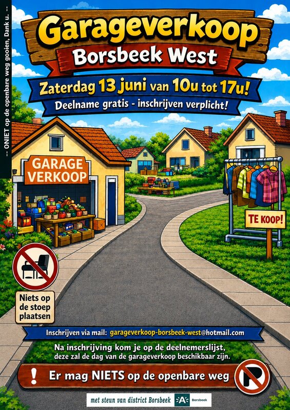  Garageverkoop Borsbeek West