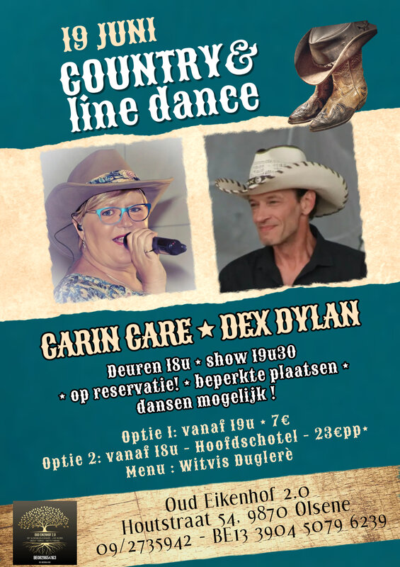 Concerten Country & Linedance Carin Care & Dylan